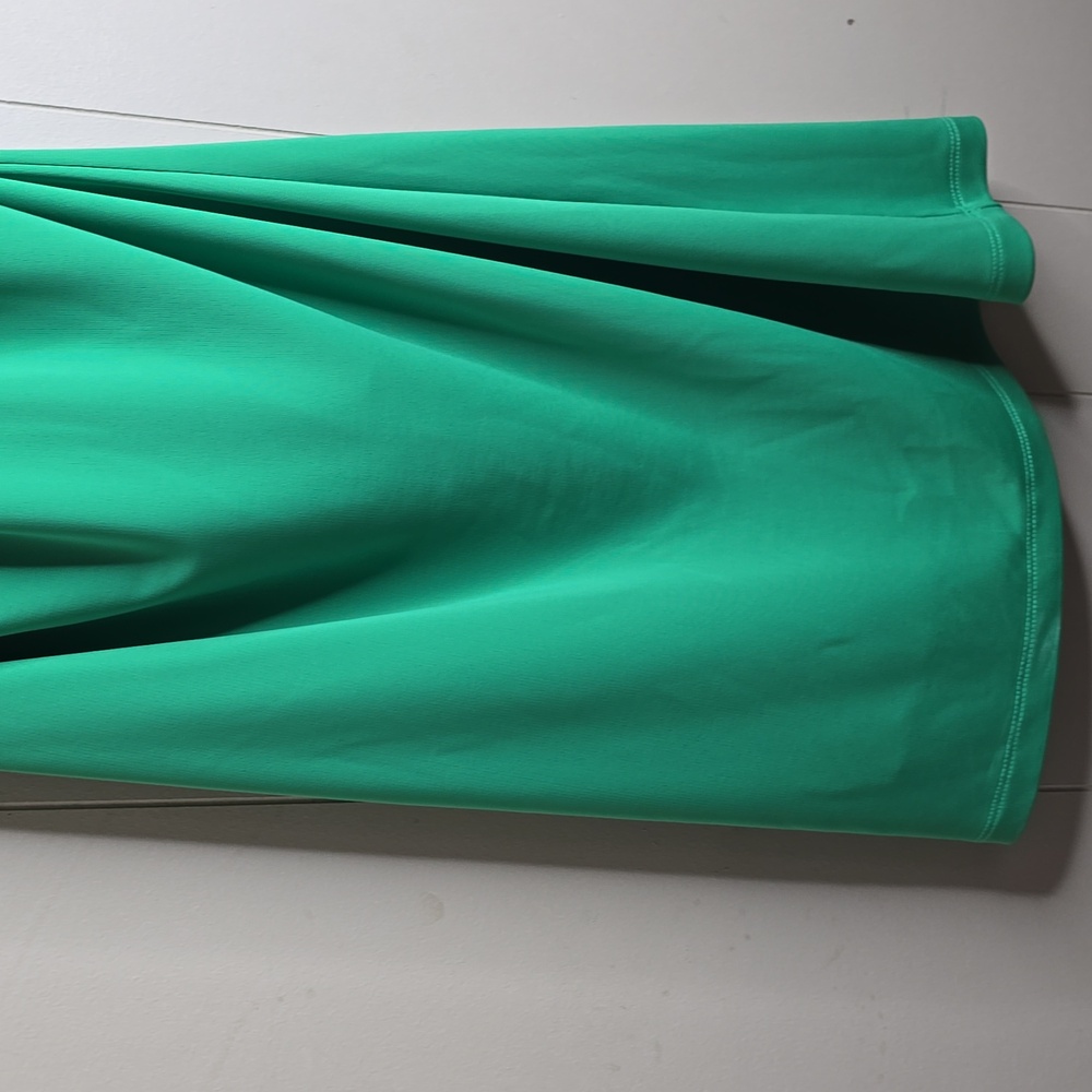 Gianni Bini Green Halter Dress with Floral Detail XL - Picture 5 of 12